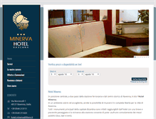 Tablet Screenshot of minerva-hotel.com
